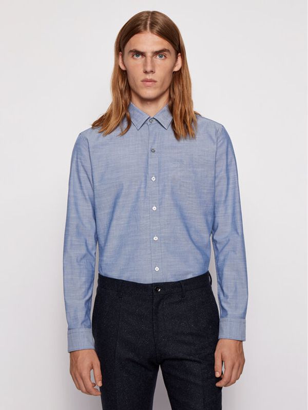 Boss Boss Košulja Robbie 50438496 Tamnoplava Sharp Fit