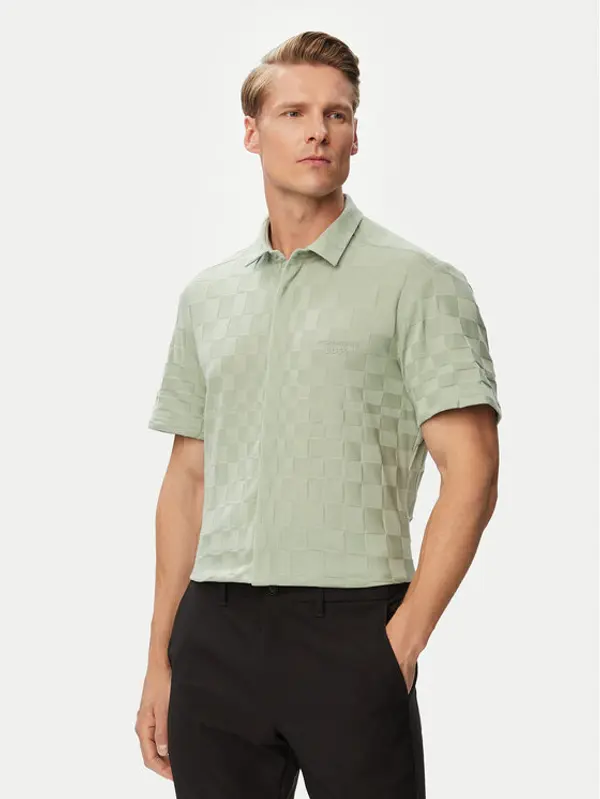 Boss BOSS Košulja Spirit70Jacq S 50560415 Zelena Regular Fit