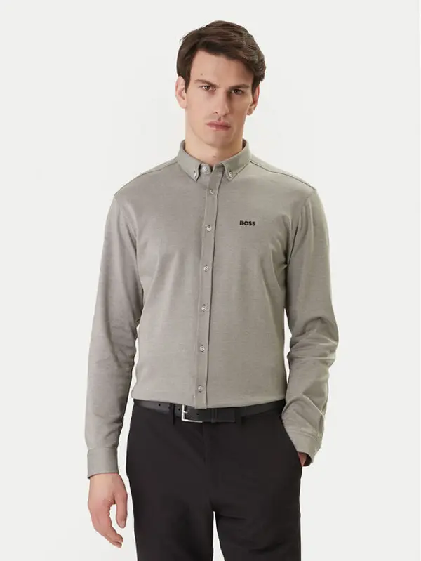 Boss BOSS Košulja ST Motion 50555946 Kaki Regular Fit