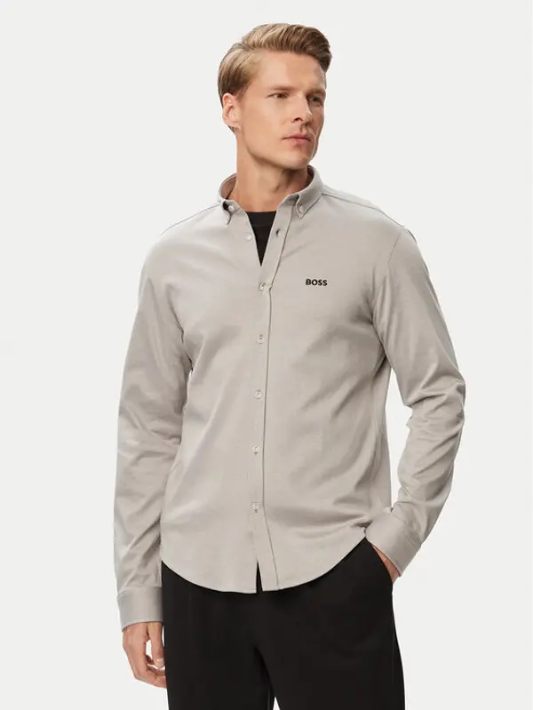 Boss BOSS Košulja ST Motion 50555946 Siva Regular Fit