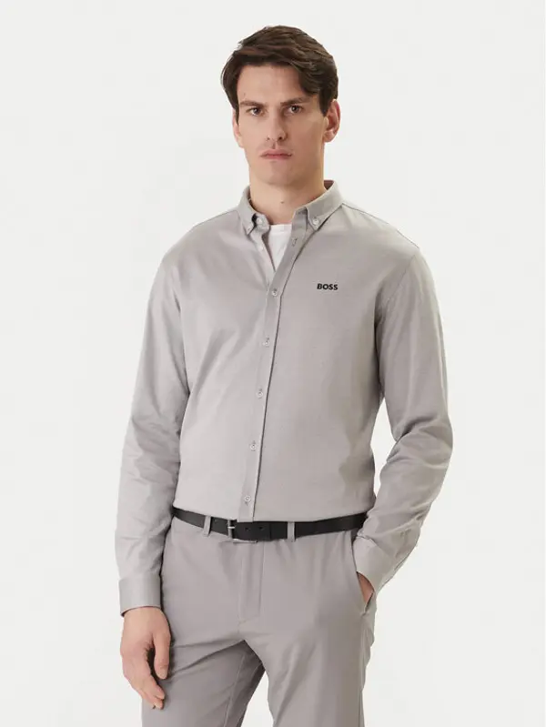 Boss BOSS Košulja ST Motion 50555946 Siva Regular Fit