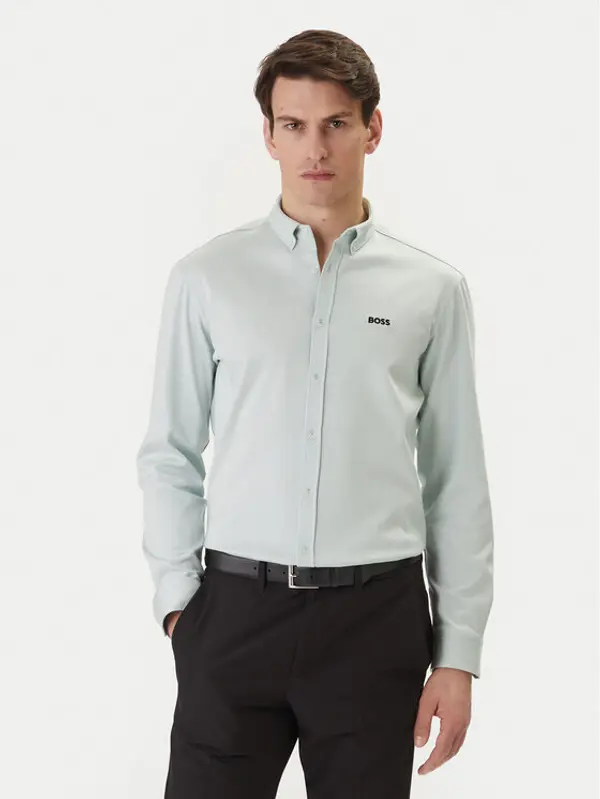 Boss BOSS Košulja ST Motion 50555946 Tirkizna Regular Fit