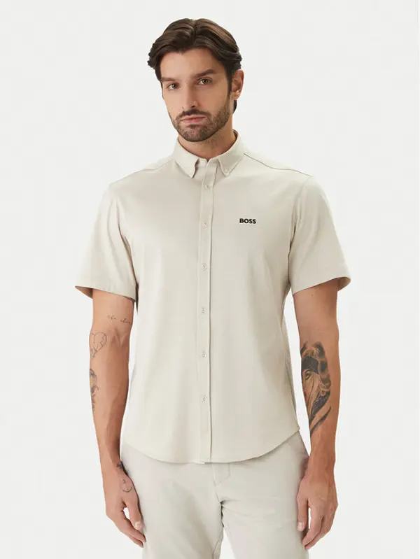 Boss BOSS Košulja ST Motion 50555951 Bež Regular Fit