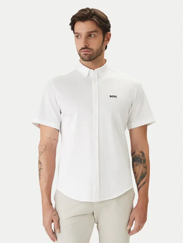 Boss BOSS Košulja ST Motion 50555951 Bijela Regular Fit