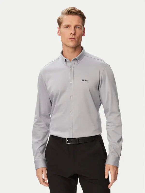 Boss BOSS Košulja St_Motion L 50555946 Tamno zelena Regular Fit
