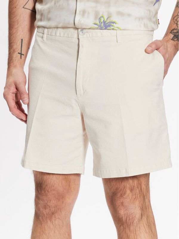 Boss Boss Kratke hlače 50490563 Écru Regular Fit