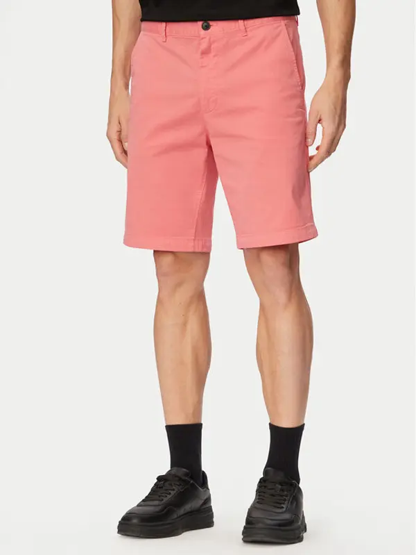Boss BOSS Kratke hlače 50536723 Svijetlo crvena Slim Fit