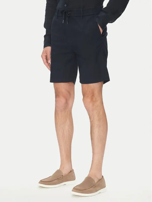 Boss BOSS Kratke hlače 50536863 Tamnoplava Tapered Fit