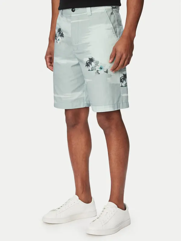 Boss BOSS Kratke hlače Chino 50559411 Tirkizna Straight Fit