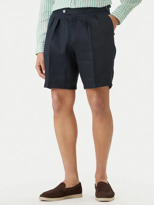 Boss BOSS Kratke hlače H-Perin 50561858 Tamnoplava Tapered Fit