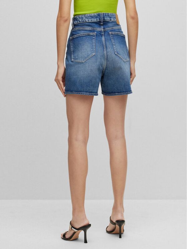 Boss Boss Kratke traperice 50490935 Tamnoplava Regular Fit