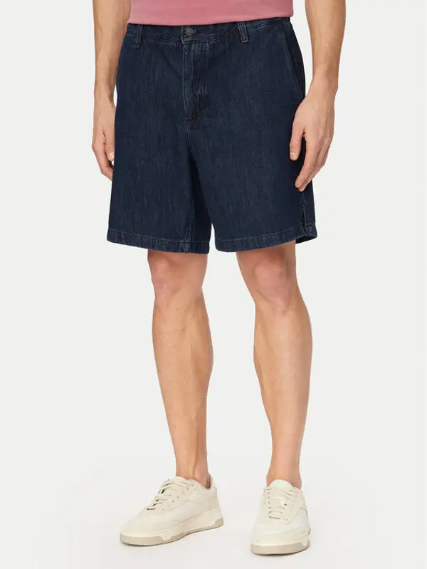 Boss BOSS Kratke traperice Sandrew 50557454 Tamnoplava Relaxed Fit
