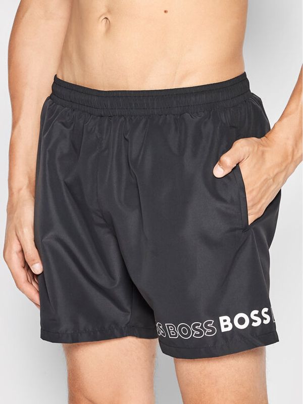 Boss Boss Kupaće gaće i hlače Dolphin 50469590 Crna Regular Fit