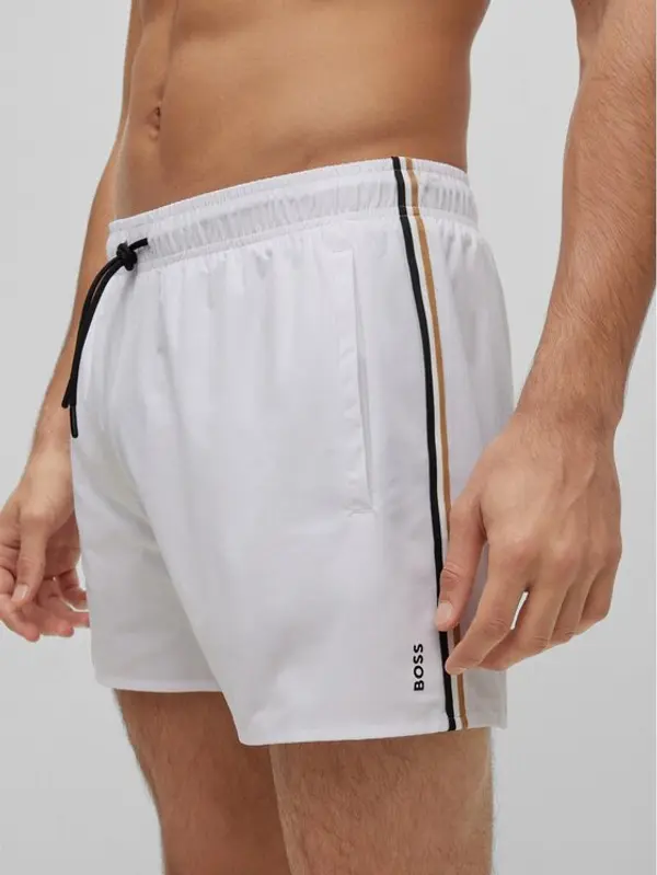 Boss Boss Kupaće gaće i hlače Iconic 50491594 Bijela Regular Fit