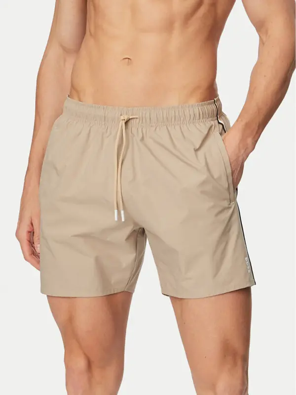 Boss BOSS Kupaće gaće i hlače Iconic 50491594 Svijetlo bež Regular Fit