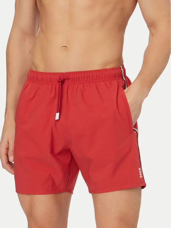 Boss BOSS Kupaće gaće i hlače Iconic 50491594 Tamno crvena Regular Fit