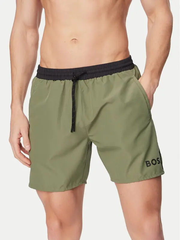 Boss BOSS Kupaće gaće i hlače Starfish 50514429 Tamno zelena Regular Fit