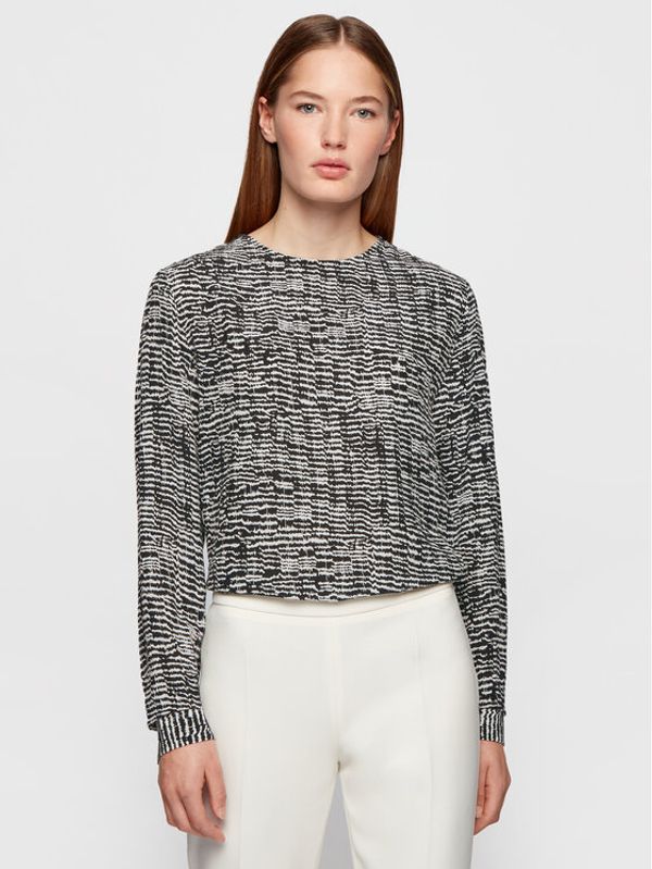 Boss Boss Majica C_Ivicin 50444860 Crna Regular Fit