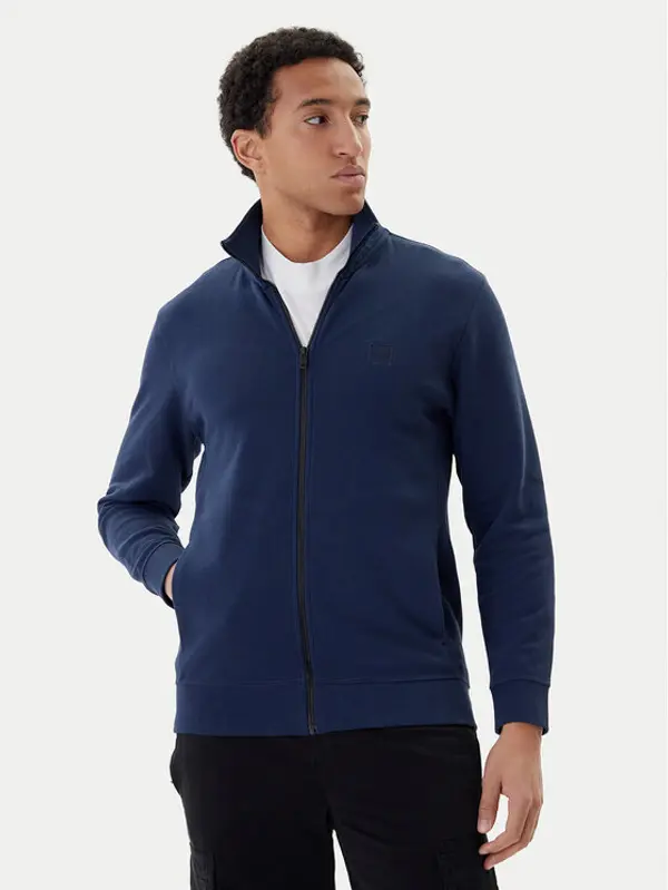 Boss BOSS Majica dugih rukava 50511709 Plava Relaxed Fit