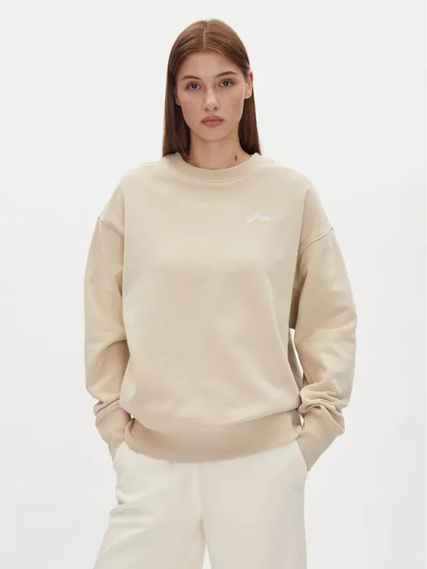 Boss BOSS Majica dugih rukava 50540266 Bež Regular Fit