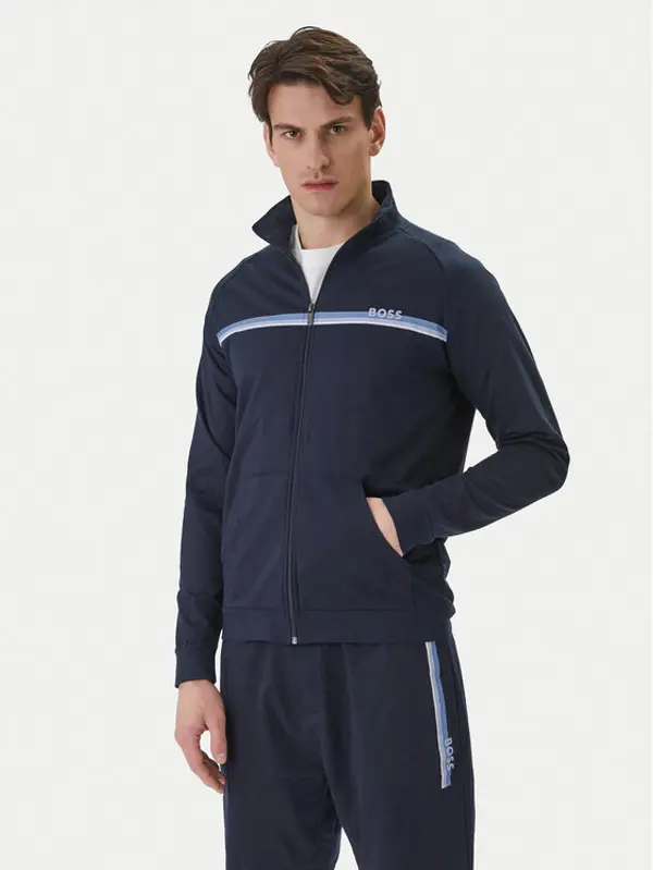 Boss BOSS Majica dugih rukava Authentic 50554779 Tamnoplava Regular Fit