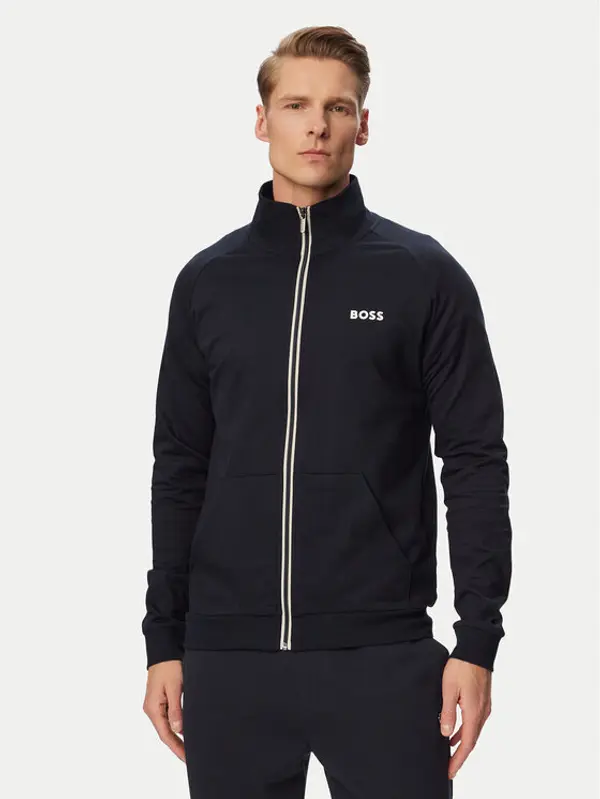 Boss BOSS Majica dugih rukava Authentic Jacket Z 50545564 Tamnoplava Regular Fit
