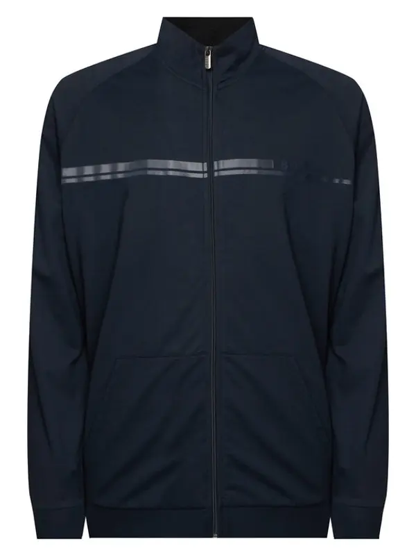 Boss BOSS Majica dugih rukava Authentic Jacket Z 50554779 Tamnoplava Regular Fit