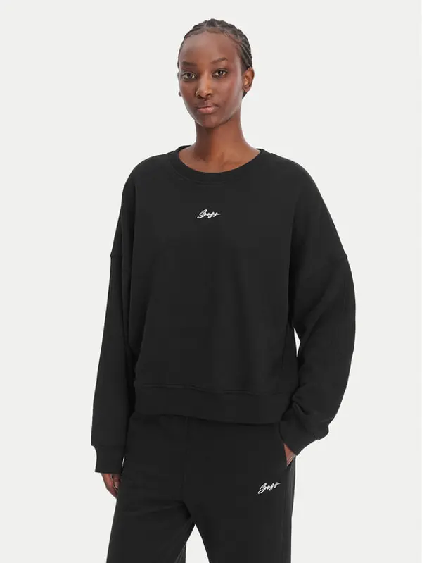 Boss BOSS Majica dugih rukava C_Ever 50554711 Crna Oversize