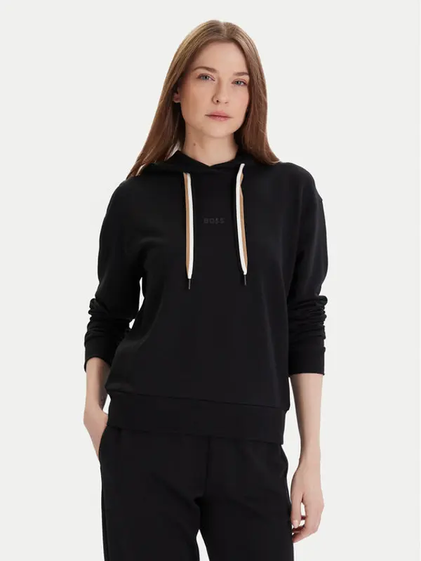 Boss Boss Majica dugih rukava CP Stripe 50524760 Crna Regular Fit