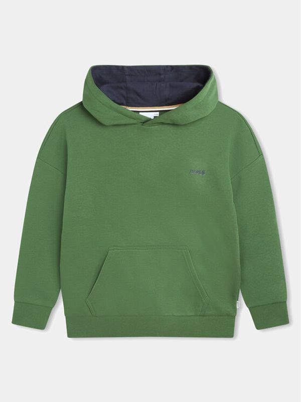 Boss Boss Majica dugih rukava J50714 D Zelena Loose Fit