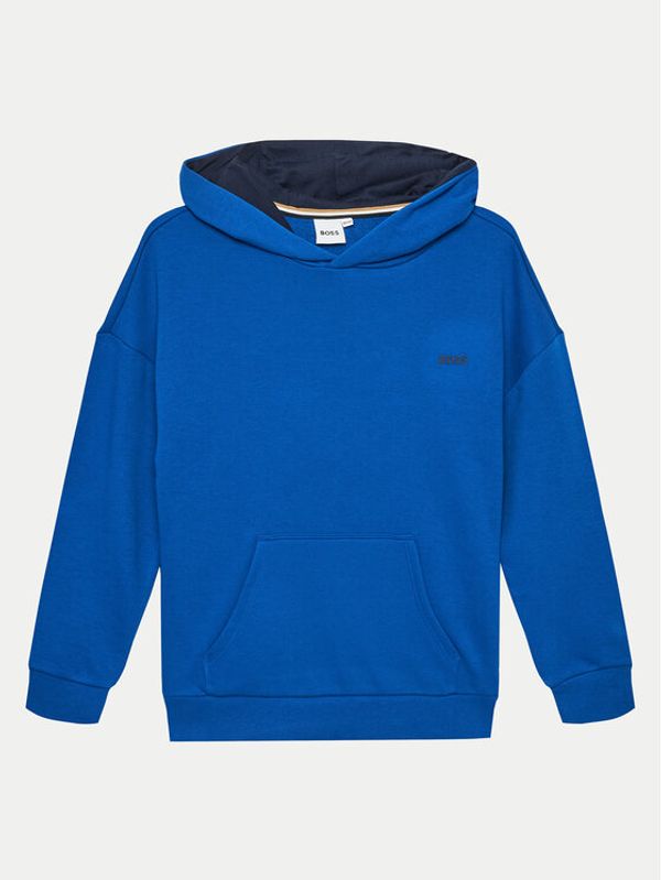 Boss Boss Majica dugih rukava J50714 S Plava Loose Fit