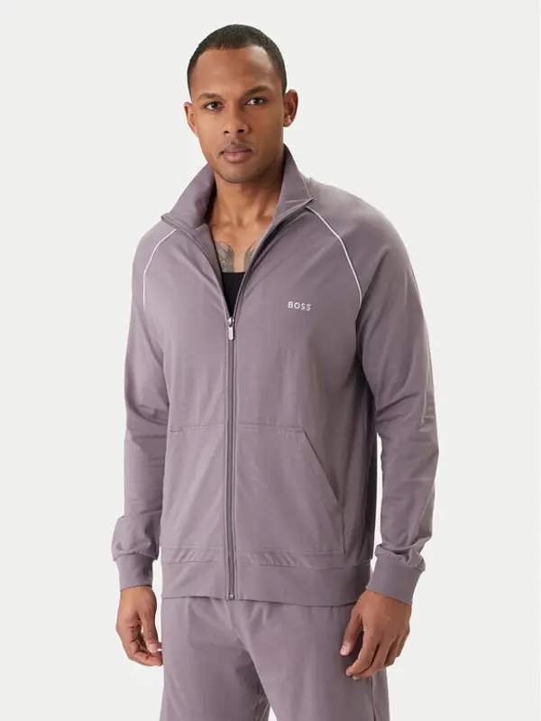 Boss BOSS Majica dugih rukava Mix&Match 50515307 Ljubičasta Regular Fit