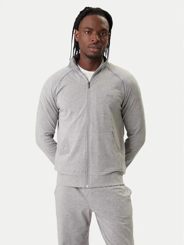 Boss BOSS Majica dugih rukava Mix&Match 50515307 Siva Regular Fit