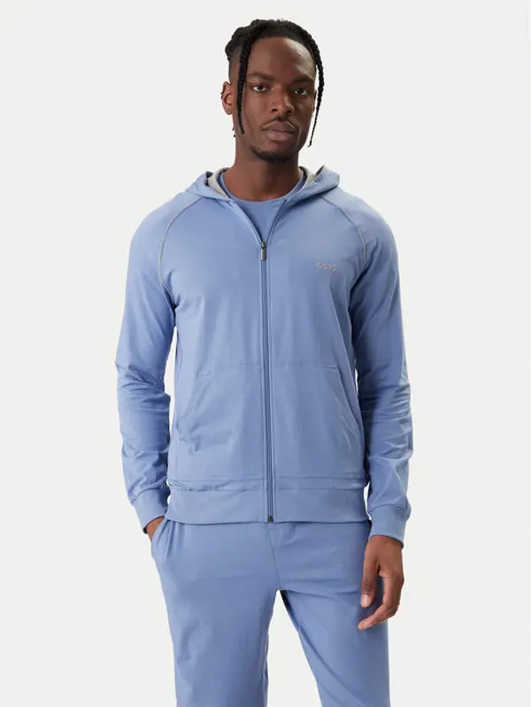 Boss BOSS Majica dugih rukava Mix&Match 50515313 Svijetloplava Regular Fit
