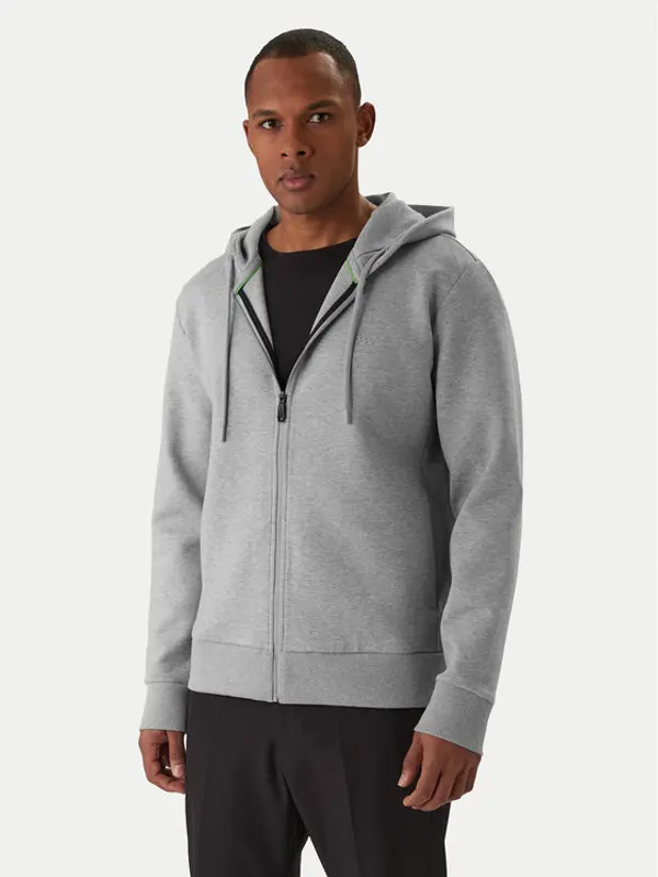 Boss BOSS Majica dugih rukava Saggy 50555495 Siva Regular Fit