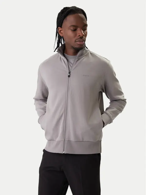 Boss BOSS Majica dugih rukava Skaz 50555496 Siva Regular Fit