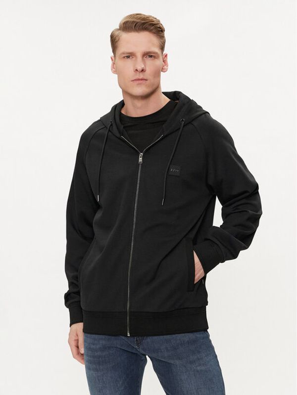 Boss Boss Majica dugih rukava Steele 85 50495272 Crna Regular Fit