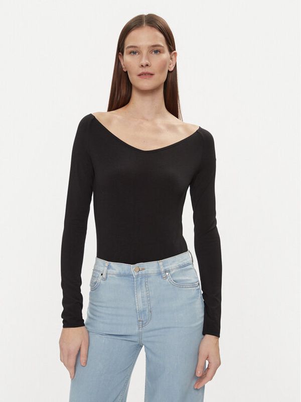 Boss Boss Majica Ebeta 50508084 Crna Slim Fit