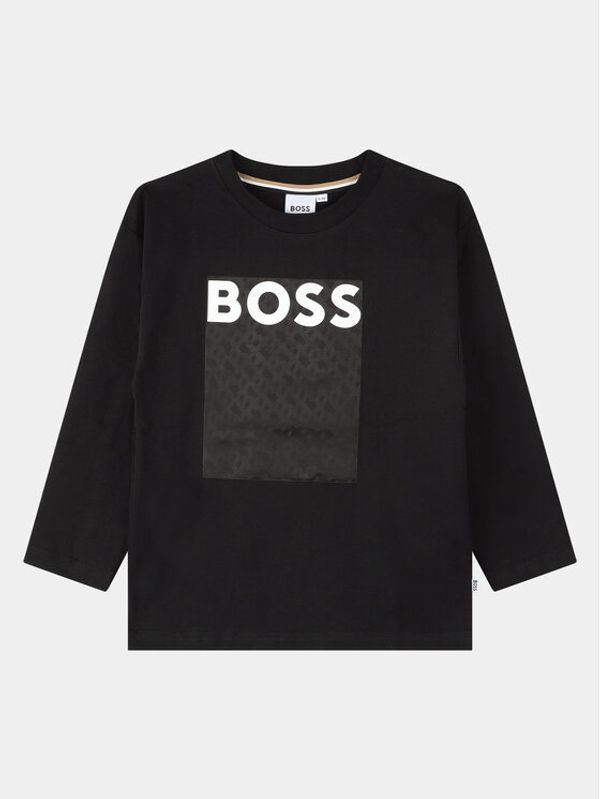 Boss Boss Majica J25O75 S Crna Loose Fit
