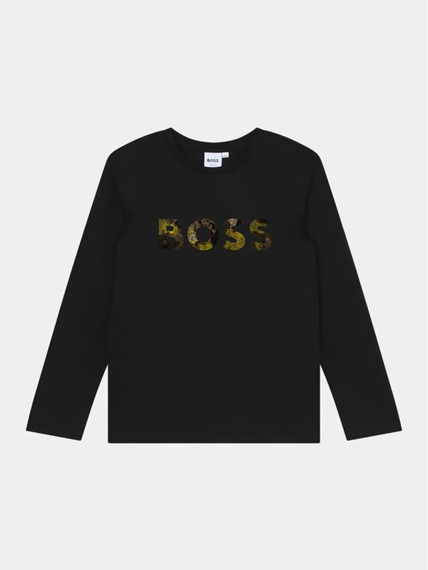 Boss Boss Majica J25O87 S Crna Slim Fit