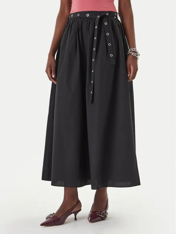 Boss BOSS Maxi suknja C_Vidol 50559088 Crna Regular Fit
