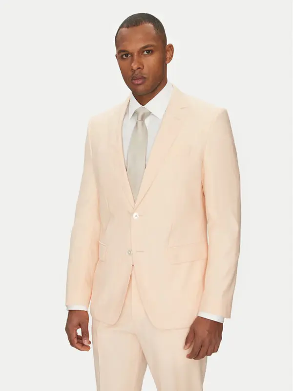 Boss BOSS Odijelo H-Huge 50540759 Narančasta Slim Fit