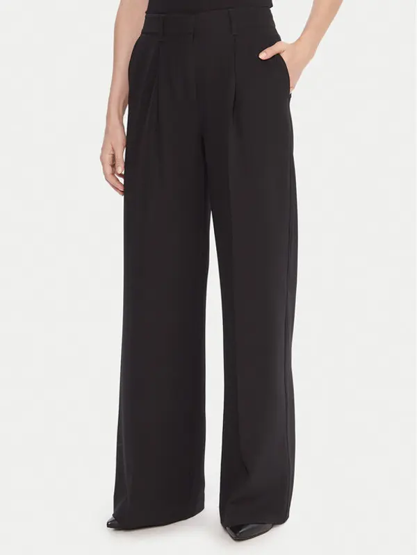 Boss BOSS Palazzo hlače C_Tiwi2 50545580 Crna Wide Leg