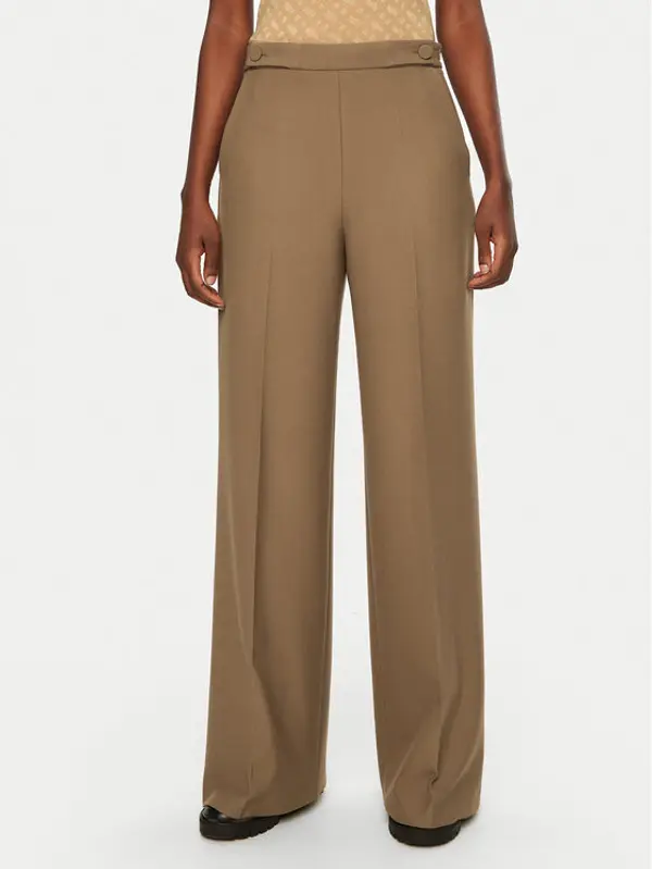 Boss BOSS Palazzo hlače Tupita 50531846 Smeđa Wide Leg