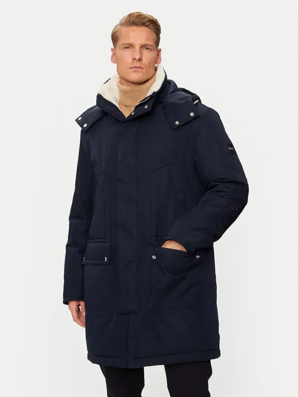 Boss Boss Parka H-Coyan 50524964 Tamnoplava Regular Fit