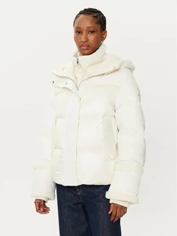 Boss BOSS Pernata jakna Pimira 50524479 Écru Regular Fit