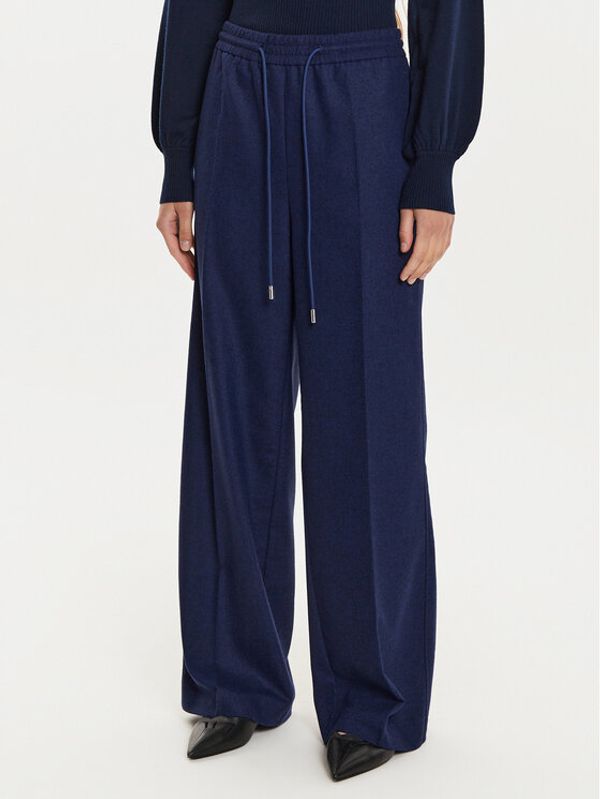 Boss Boss Pletene hlače Tavite1 50528604 Tamnoplava Relaxed Fit