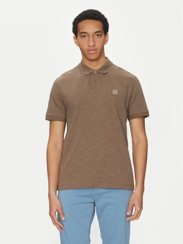 Boss BOSS Polo 50536728 Bež Regular Fit