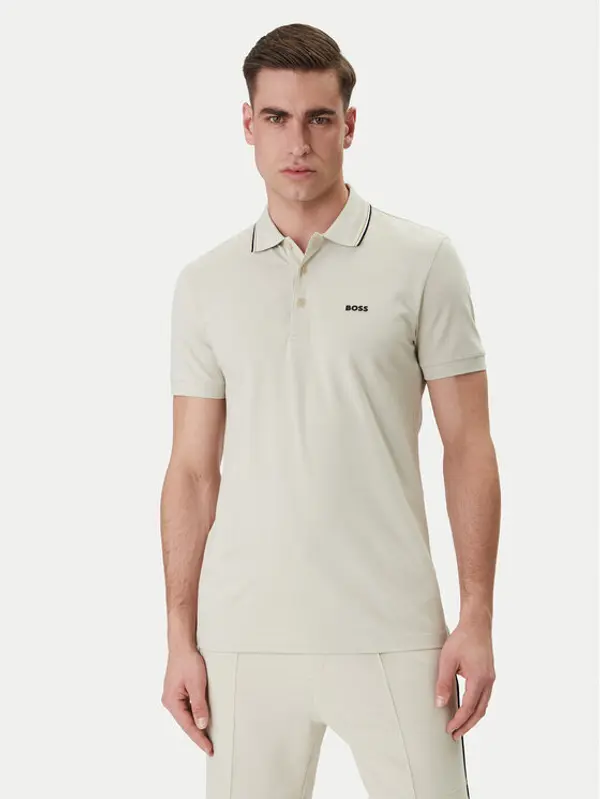 Boss BOSS Polo Birdie Paule 50559365 Bež Slim Fit