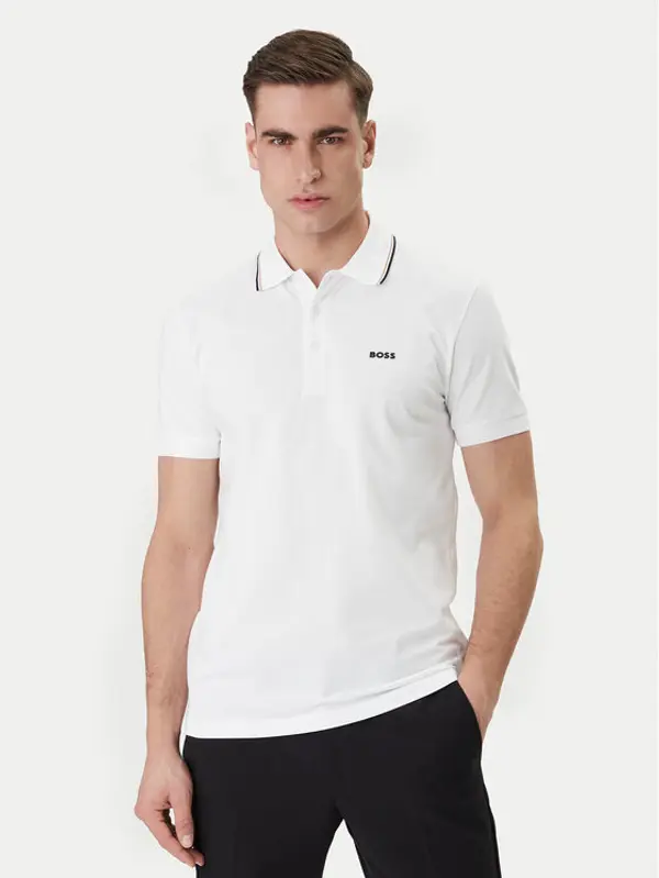 Boss BOSS Polo Birdie Paule 50559365 Bijela Slim Fit